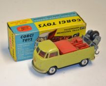 Corgi Toys Volkswagen Breakdown Truck No. 490 light green in original box, c/w tools, some heavy