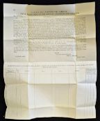 Railway London and Portsmouth Document 1844 an application for extension of line near Wimbledon