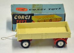 Corgi Toys Dropside Trailer No. 100 in original box, good condition model, box is poor with tape