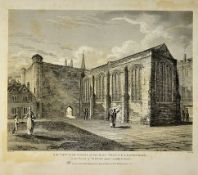 London Topography a selection of vanished London engravings, large format, largest measuring 35 x