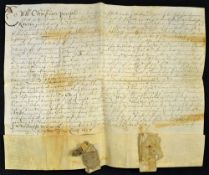 Lincolnshire Commonwealth Deed 1658 headed 