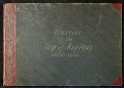 South Africa Boer War 'Souvenir of the Siege of Mafeking 1899-1900' Book from original photographs