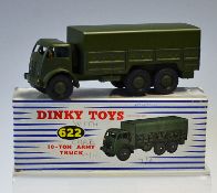 Dinky Toys 10-Ton Army truck No.622 (Foden) in good condition with driver and in original box (