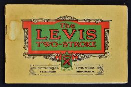 Automotive 'The Levis' Two-Stroke Motor Cycle Sales Catalogue 1914 (Manufactured by Butterfield in