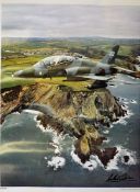 Selection of RAF and Aviation Prints to include photographs of Hawk, Hercules, Red Arrows, Battle of