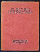 Electric Locomotives Publication Metropolitan Vickers 1920s a fine 40 page publication with over