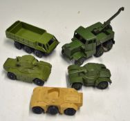 Dinky Toys Selection including Ferret Scout Car No.680 in desert colours, good condition, without