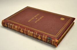 Leather bound sports book titled-