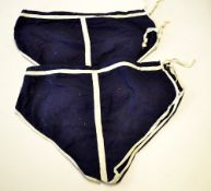 Pair of early period Wrestling trunks c. 1925 - from the same estate as the two previous lots -