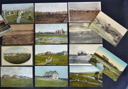 15x Various Scottish golfing postcards from the early 1900s onwards to incl 2x St Andrews, dated