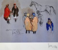 1993 Grand National Signed John Kay Print a colour print inscribed 'After the race that never was,