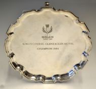 1994 Bells Scottish Open Golf Championship silver plated silver - engraved 