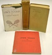 4x Tennis books to include The Lonsdale Library 