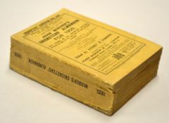 1925 Wisden Cricketers' Almanack - 62nd edition - original paper wrappers, retaining 99% of the