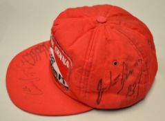 Ayrton Senna McLaren F1 World Championship Team signed racing cap c. 1990 - official McLaren F1