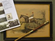 Captain John Fergusson Royal Horse Artillery hunting/point to point racing collection c. 1905