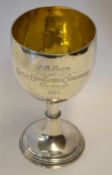 Fine 1885 and 1886 Scottish Lawn Tennis Men's Championship silver trophy-comprising a large silver