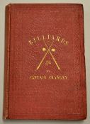 Rare 1858 Billiards Book - by Captain Rawdon Crawley titled 
