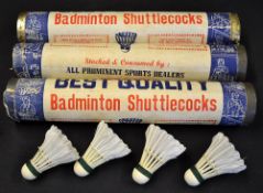 Badminton - 3x card tubes of All Prominent Sports Dealers Made in India 