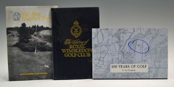 Golf Club Histories some signed - including Langley Park GC 1910-1985, Sherwood Forest GC 1895-1995,