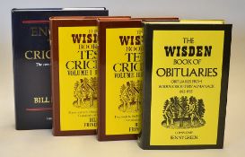 Collection of Wisden and other cricket reference books to include 2x 
