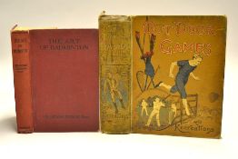 1922 Badminton book by Sir George Thomas titled 