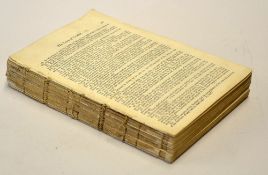 1891 Wisden Cricketers' Almanack - 28th edition - original paper wrappers, missing cover, paper