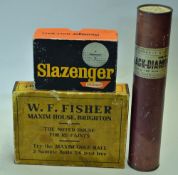 Very rare golf ball box - The Worthington Ball Company Ohio 