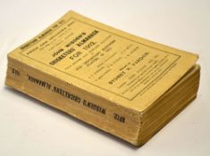 1912 Wisden Cricketers' Almanack - 49th edition - original paper wrappers, retaining 99% paper