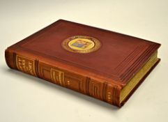 Oxford and Cambridge University leather bound book titled 