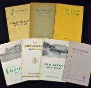 7x North East golf club handbooks from the 1930s onwards by Robert H.K Browning, Tom Scott,