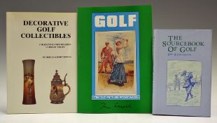 Golf Collecting Books (4) to incl 'Decorative Golf Collectibles' 1935, by Shirley & Jerry Sprung, '