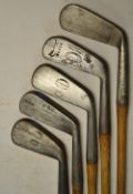Deep faced mid iron stamped Vardon Sandwich, a D & W Auchterlonie mid iron with a clear stamp mark