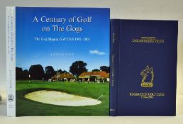 2x Golf Club Centenaries - Edgbaston Golf Club History 1896-1986 signed by the author Peter Heath,