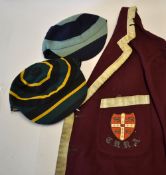 Cambridge University blazer and sporting caps c.1926 - traditional University blazer with