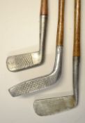 3x assorted putters to incl Spalding Hammer Brand 