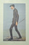 James Braid, original Vanity Fair Supplement Colour Print by Spy titled 'Jimmy' published by Benrose
