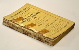 1917 Wisden Cricketers' Almanack - 54th edition - original paper wrappers, front cover loose,