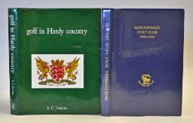 2x Golf Club Centenary/History - signed Colledge, W.G.P. - 'Mortonhall Golf Club 1892-1992' 1st