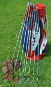 Ben Hogan - fine set of Ben Hogan limited edition Personal clubs and tour bag comprising 3x Hogan
