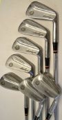 Set of 7x Slazenger Ben Hogan signature mussel back irons - with True Temper Pro s/s and original