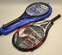 2x Modern Lawn tennis Rackets - unused 'Blackburne Double-Strung 107 Super Mid