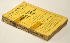 1916 Wisden Cricketers' Almanack - 53rd edition - original paper wrappers retaining 90% paper