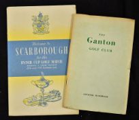 Robert H.K Browning -The Ganton Golf Club Handbook c. 1950 in the original wrappers with some slight