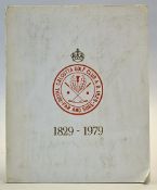 Golf Club History 'Royal Calcutta Golf Club 1829-1979' 150th Anniversary by Pearson Surita, SB