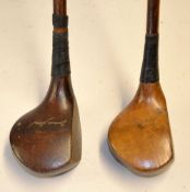 2x James Braid blonde persimmon socket head brassies to incl 