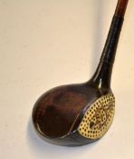 Scarce Tom Brace Pat. socket head baffie c.1933 with a distinct concave crown with ivorine dot