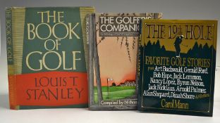 Hobbs, Michael - 'The Golfer's Companion' 1988 in cloth with DJ, Stanley, Louis. T. 'The Book of