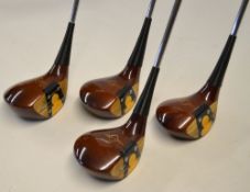 Fine and usual set of Ben Hogan Slazenger Precision irons fitted with the early True Temper coated