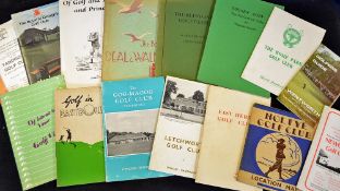 9x North London based golf club handbooks from the 1930s onwards by Robert H.K Browning, Tom Scott